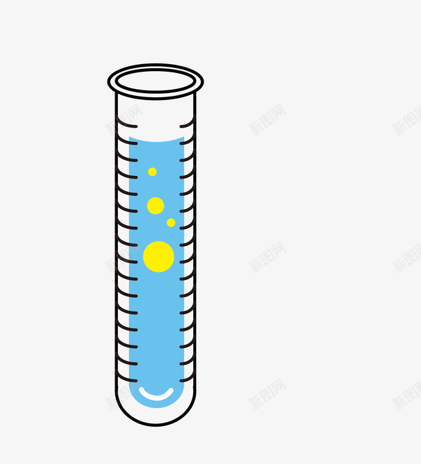 试管里的药品png免抠素材_新图网 https://ixintu.com 化学 学习 小分子 液体 科技 药品 蓝色 试管