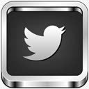 Twitter银边框标志图标png_新图网 https://ixintu.com twitter 图标 标志 边框