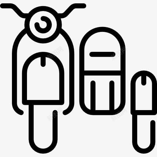侧图标png_新图网 https://ixintu.com 交通运输 摩托车 汽车 边门 运输