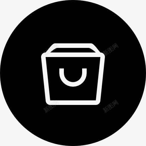 档案薄抽屉符号在黑暗的圆形按钮图标png_新图网 https://ixintu.com 圆形 填充圆形 工具 抽屉 按钮 档案 界面 符号 纽扣