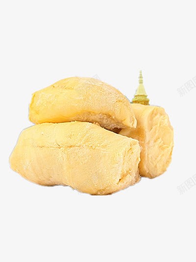 榴莲肉块png免抠素材_新图网 https://ixintu.com 小食 水果 美味 美食