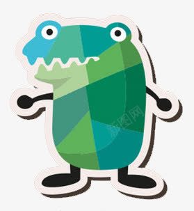 丑陋的怪物png免抠素材_新图网 https://ixintu.com 卡通 大嘴巴 抽象的