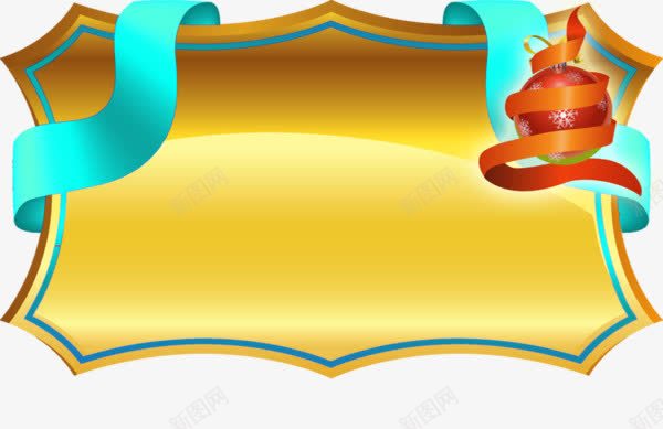金色标签png免抠素材_新图网 https://ixintu.com 多边形 手绘 标签 金色