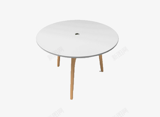白色台面茶几png免抠素材_新图网 https://ixintu.com 产品实物 圆形茶几 白色