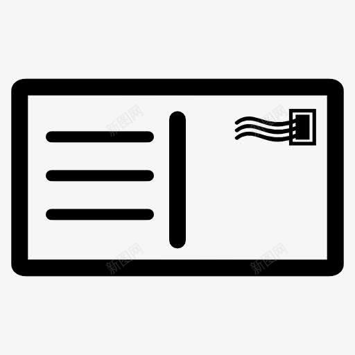 明信片图标png免抠素材_新图网 https://ixintu.com 明信片