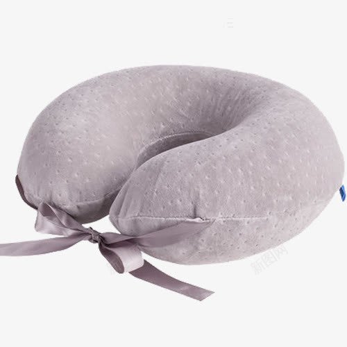 铁灰色U型乳胶枕png免抠素材_新图网 https://ixintu.com U型枕 乳胶枕 产品实物 灰色 铁灰色