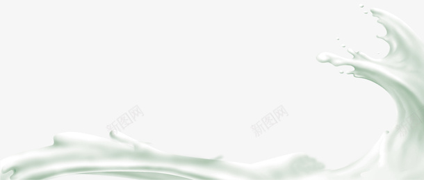 手绘绿色水流png免抠素材_新图网 https://ixintu.com 唯美 小清新 弧线 手绘 水彩 水流 简约 绿色