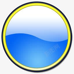 蓝色手绘圆形图标png免抠素材_新图网 https://ixintu.com 图标 圆形 蓝色