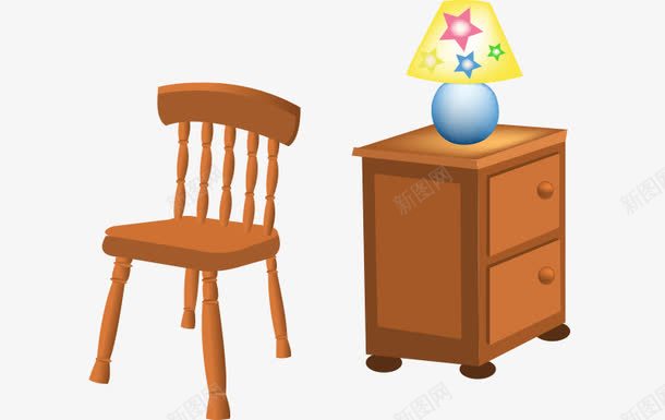 家居家具床头柜png免抠素材_新图网 https://ixintu.com 家具 家居 居家用品