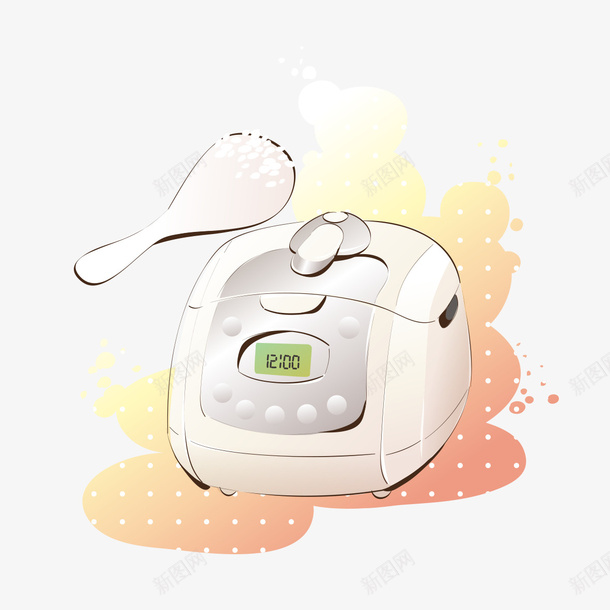 手绘电器卡通png免抠素材_新图网 https://ixintu.com 卡通 手绘 手绘电器卡通 电器
