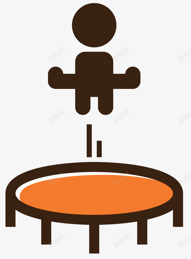 弹性十足的卡通蹦床png免抠素材_新图网 https://ixintu.com 卡通蹦床 卡通风格 弹性十足 弹跳床 彩色蹦床 矢量蹦床 蹦床