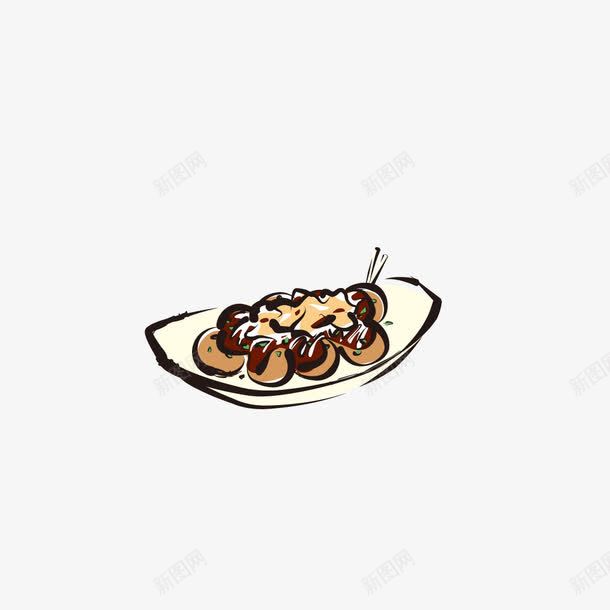 手绘丸子png免抠素材_新图网 https://ixintu.com 丸子 卡通 食物