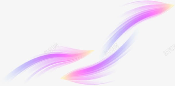 紫色梦幻手绘线条装饰png免抠素材_新图网 https://ixintu.com 梦幻 紫色 线条 装饰