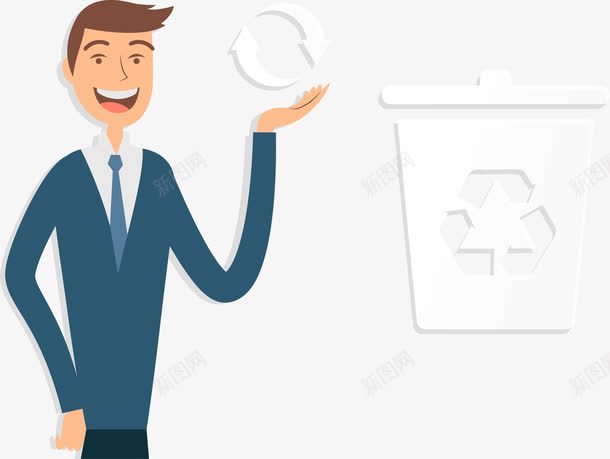 回收利用png免抠素材_新图网 https://ixintu.com 人物 垃圾