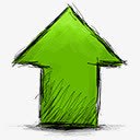箭头起来手绘网页图标集png_新图网 https://ixintu.com Arrow up 箭头 起来