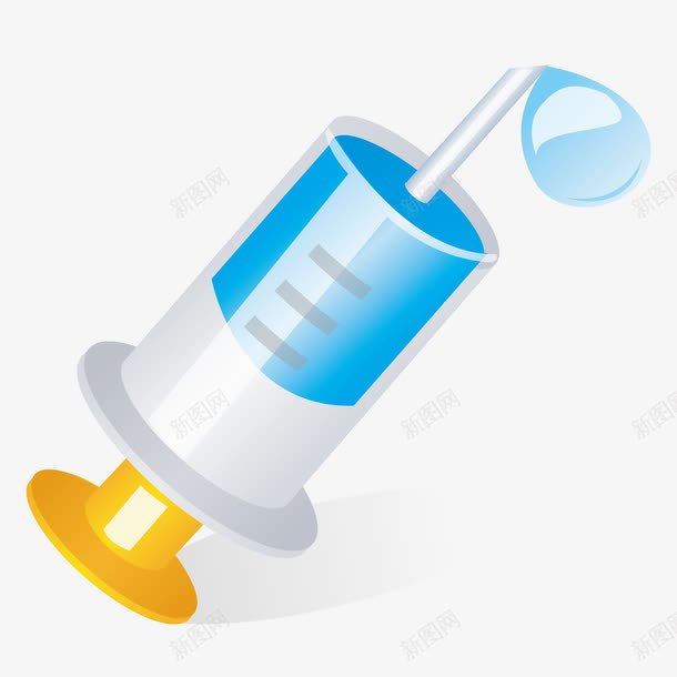 医用注射器png免抠素材_新图网 https://ixintu.com 医用 注射器