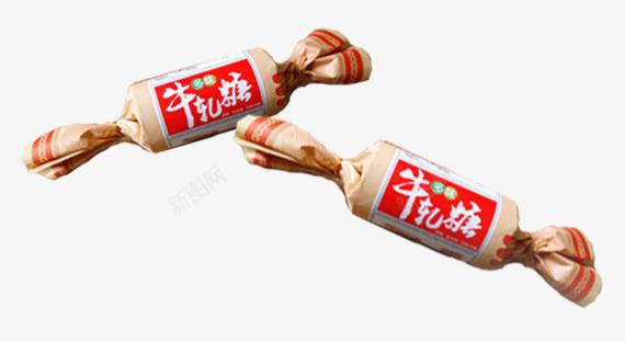 两颗牛轧糖png免抠素材_新图网 https://ixintu.com 两颗糖 产品实物 牛轧糖