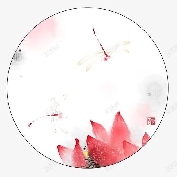 水彩鲜花png免抠素材_新图网 https://ixintu.com 九月 卡通 圆形 手绘 水彩 秋天 红色 装饰 鲜花