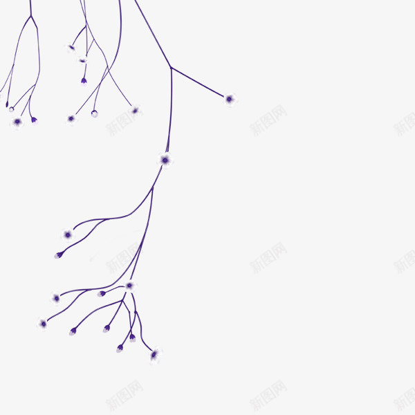 紫色简约线条装饰图案png免抠素材_新图网 https://ixintu.com 免抠PNG 简约 紫色 线条 装饰图案
