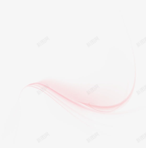 手绘粉色梦幻线条装饰png免抠素材_新图网 https://ixintu.com 梦幻 粉色 线条 装饰