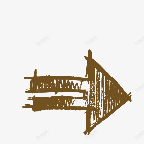 手绘卡通装饰手绘箭头海报png免抠素材_新图网 https://ixintu.com PPT制作设计 卡通装饰设计 手绘符号 手绘箭头 简约箭头 装饰手绘