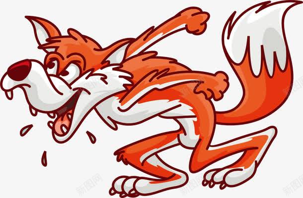 狡猾狐狸矢量图ai免抠素材_新图网 https://ixintu.com 嘴馋 狐狸 狡猾 聪明 矢量图
