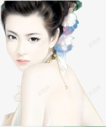艳丽秀气现代美女png免抠素材_新图网 https://ixintu.com 现代 秀气 美女 艳丽