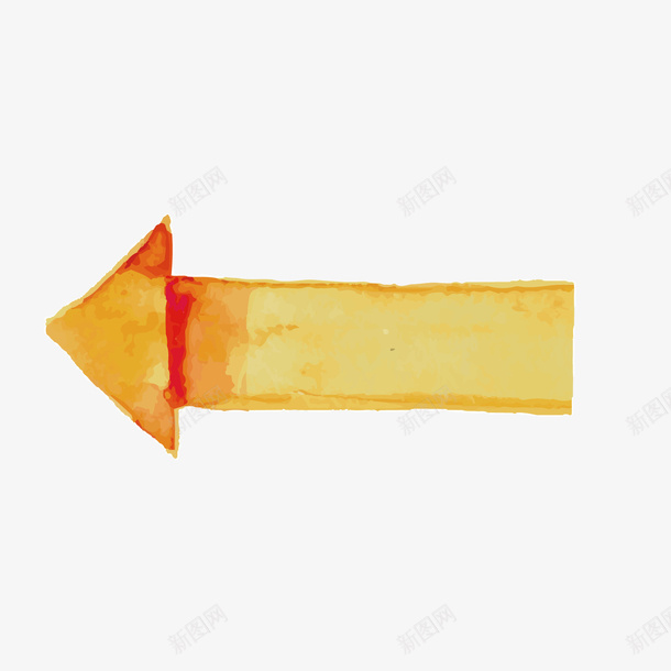 黄色手绘箭头箭号矢量图ai免抠素材_新图网 https://ixintu.com 手绘 箭号 箭头 黄色 矢量图