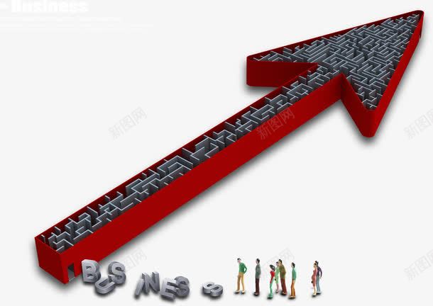 草地上的迷宫箭头png免抠素材_新图网 https://ixintu.com 人物 商务人物 箭头 草地 迷宫 迷宫箭头