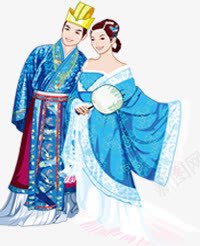 卡通牛郎织女情人节png免抠素材_新图网 https://ixintu.com 卡通 情人节 牛郎织女