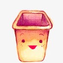 可爱的垃圾箱图标png_新图网 https://ixintu.com 回收站 垃圾箱
