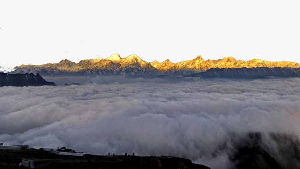 四川牛背山云海二十png免抠素材_新图网 https://ixintu.com 名胜古迹 旅游风景 著名建筑