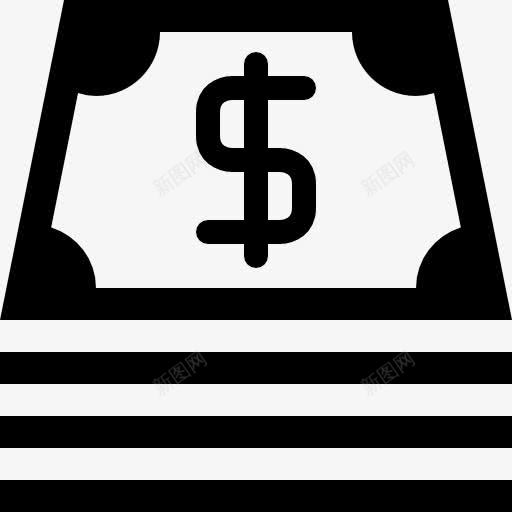 金钱钞票堆栈图标png_新图网 https://ixintu.com 商务 堆叠 堆栈 比尔 票据 美元 论文 钱