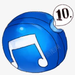 音乐彩绘图标png_新图网 https://ixintu.com 图标 彩绘 音乐