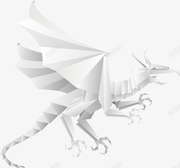 黑色的翼龙矢量图ai免抠素材_新图网 https://ixintu.com 恐龙 游戏翼龙 矢量图 翼龙 黑白