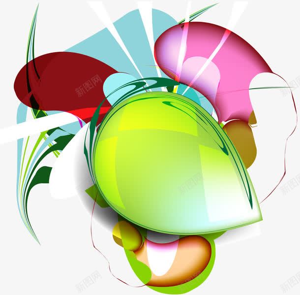 彩色炫彩背景装饰图png免抠素材_新图网 https://ixintu.com 发光 彩色 彩色渐变 炫彩背景 装饰矢量图图