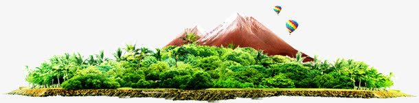 漂亮的小山丘png免抠素材_新图网 https://ixintu.com 山丘 植物 漂亮