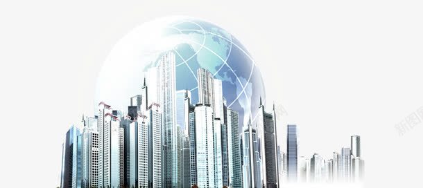 地球城市建筑背景png免抠素材_新图网 https://ixintu.com 地球 城市 建筑 背景