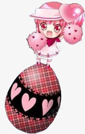 卡通动漫粉色女孩png免抠素材_新图网 https://ixintu.com 卡通 女孩 粉色