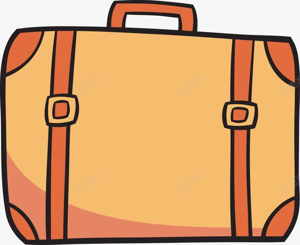 卡通手提行李箱png免抠素材_新图网 https://ixintu.com 出行旅游 卡通 手提 手绘 矢量图案 行李箱