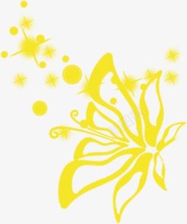 黄色蝴蝶背景png免抠素材_新图网 https://ixintu.com 背景 蝴蝶 黄色