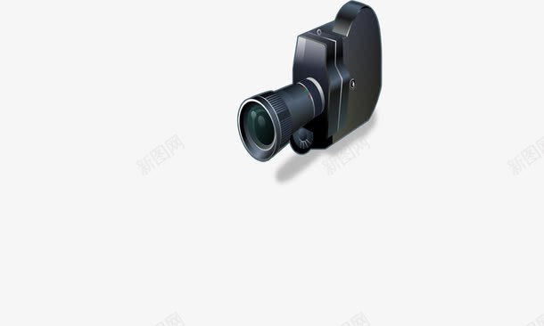 摄像机png免抠素材_新图网 https://ixintu.com 拍摄设备 摄像机 长镜头