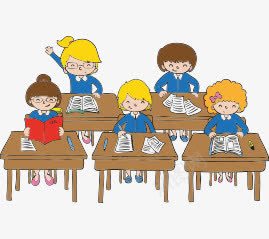 女孩上课png免抠素材_新图网 https://ixintu.com 上课 卡通 女孩 许多