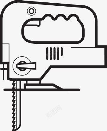 手绘黑色大型工具标志图标png_新图网 https://ixintu.com 大型 工具 标志 黑色