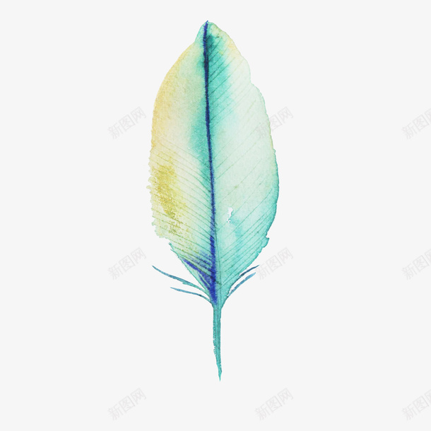 装饰卡通羽毛图标png_新图网 https://ixintu.com 卡通素材 手绘小清新图片 手绘装饰 素描 羽毛 装饰图标