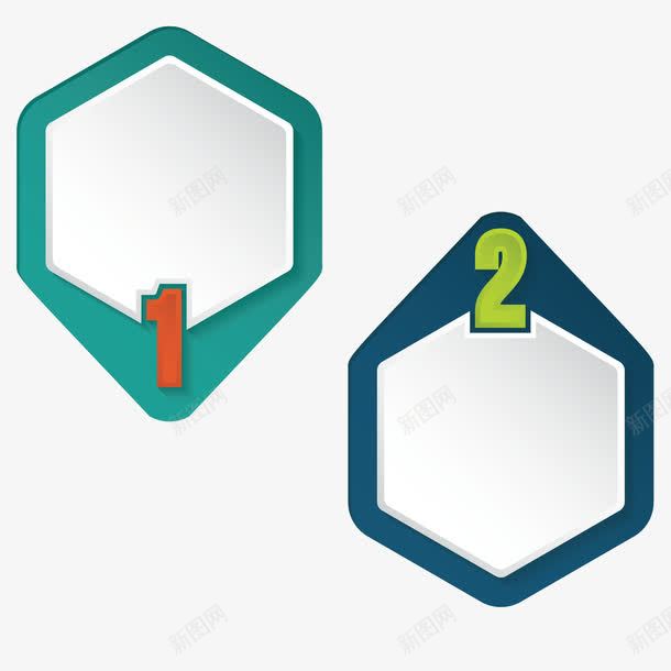 PPT标签矢量图ai免抠素材_新图网 https://ixintu.com 商业 数字 标注 蓝色 矢量图