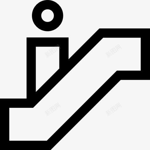 自动扶梯图标png_新图网 https://ixintu.com 手扶梯 标志 粘人 自动扶梯 装置
