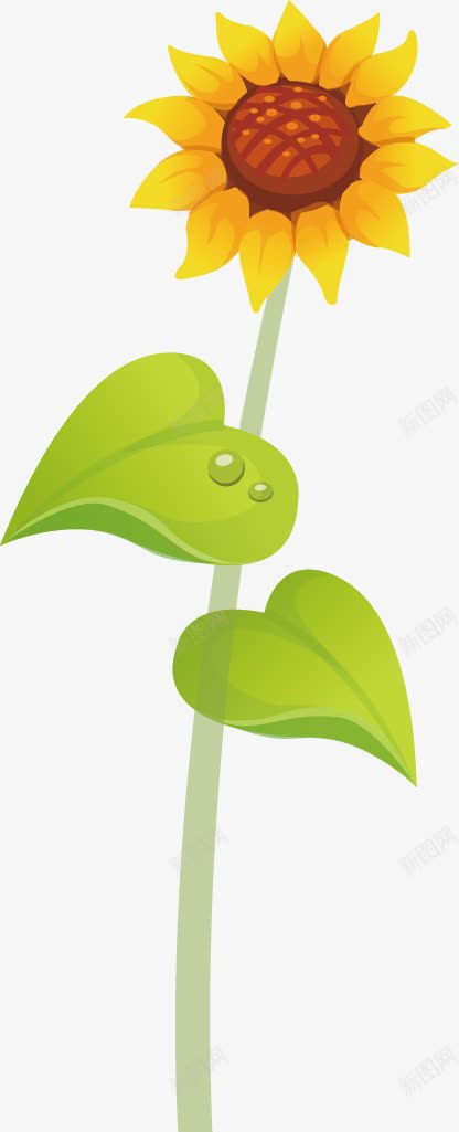 向日癸向阳png免抠素材_新图网 https://ixintu.com 向日癸 向阳 积极
