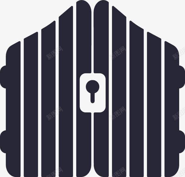 门锁负形png免抠素材_新图网 https://ixintu.com 负形 门锁