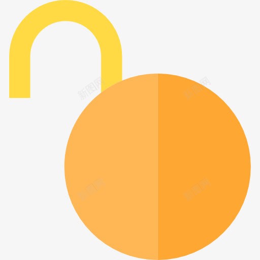 锁图标png_新图网 https://ixintu.com 安全 工具和器具 挂锁 畅通 锁 隐私